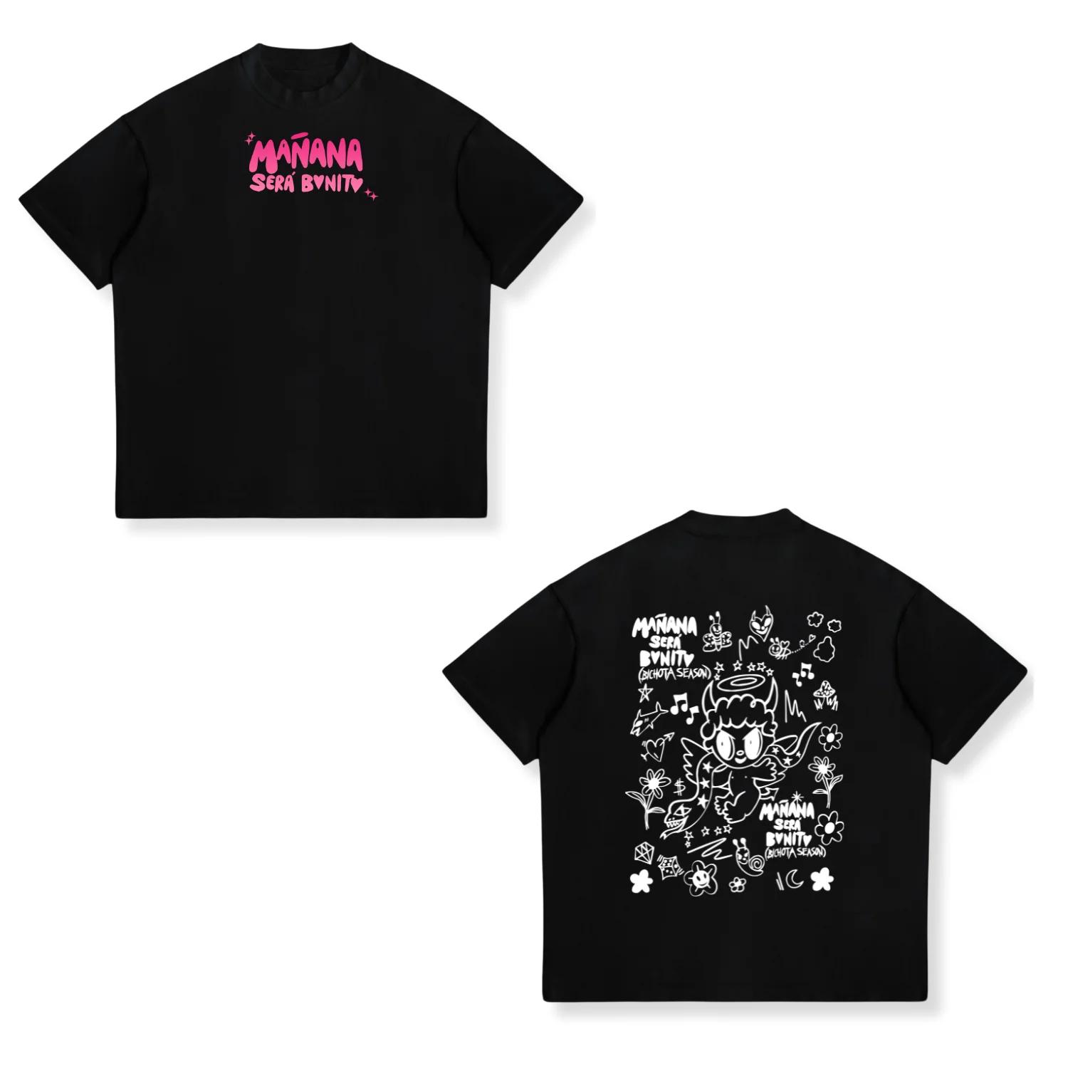

new Unisexana Sera Bonito Printed Tshirt Karol G Bichota Graphic Unisex cotton TShirt Oversized Tees Summer unisex S
