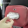 Car Leather Tissue Box Vehicle Napkin Paper Towel Bag Storage Accessories For Mini Cooper R50 R52 R53 R55 R61F55 F56 F60 Clubman FF4