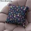 Bohemian Floral Abstract Art Throw Pillow Covers Pattern Cushion Cover Suitable For Sofa Bedroom Car Pillow Cover