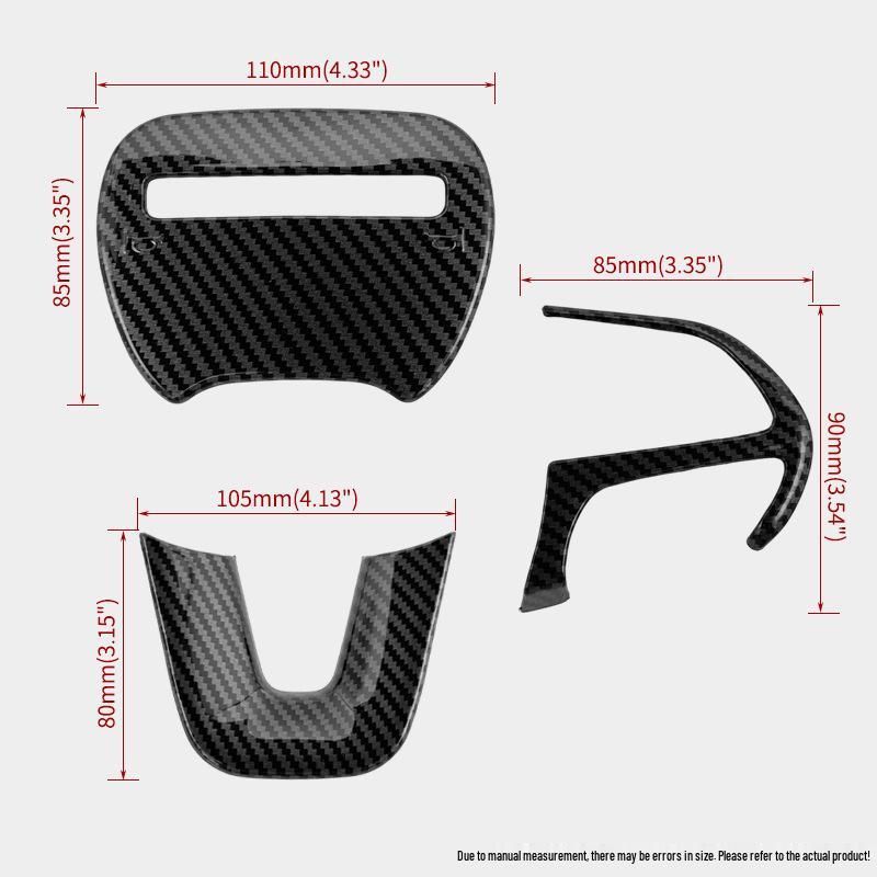 Samolepka na volant z uhlíkových vláken pro interiér Dodge Challenger 2015-2021