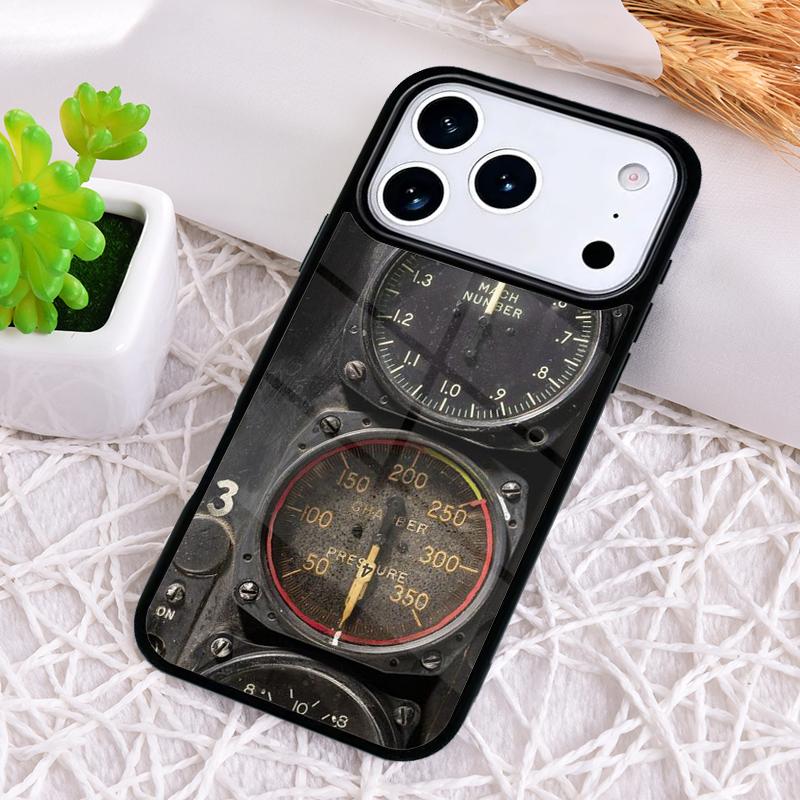 Airplane Pilot Epaulette Phone Case for iPhone 17 Air 16 15 11 12 14 13 Pro Max Shockproof Cover