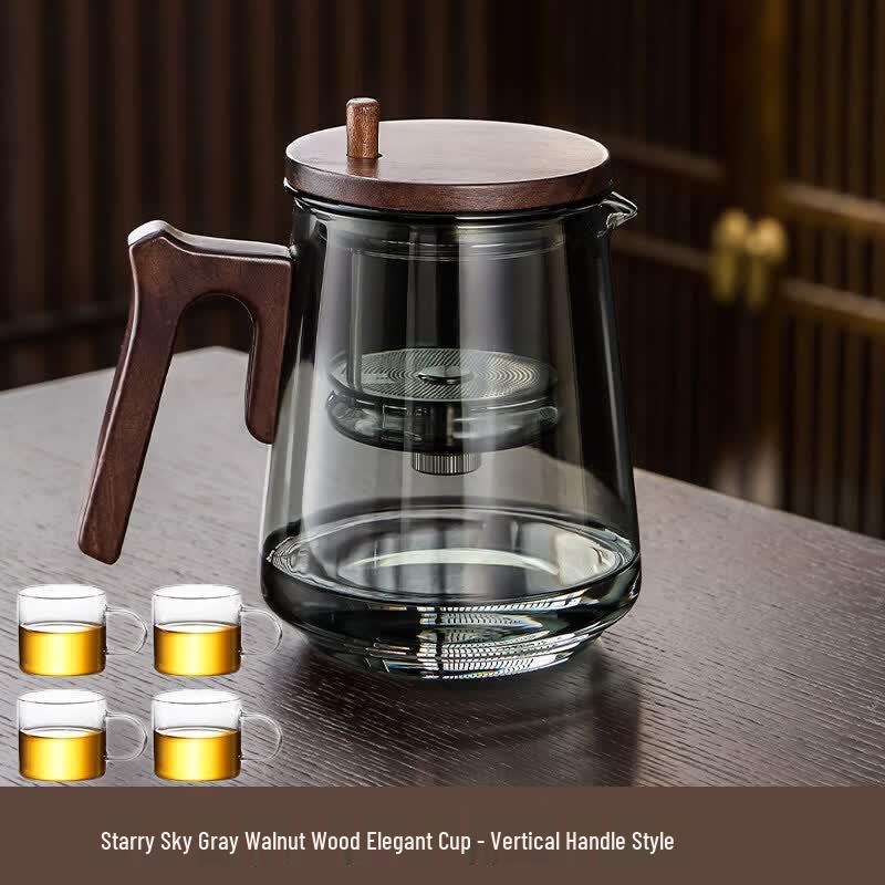 High-Temperature Elegant Glass Teapot