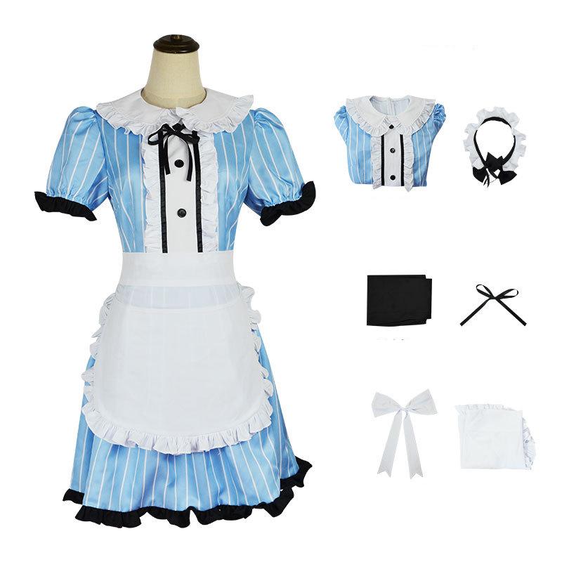

Goddess Terrace Cafe Cosplay Costume Party Outfit Girl Makeup Clothes Dress Set S