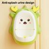 Boys Potty Training Urinal Cartoon Animal Shape Wall-Mounted Pee Trainer with Rotating Windmill Target Children Urinal