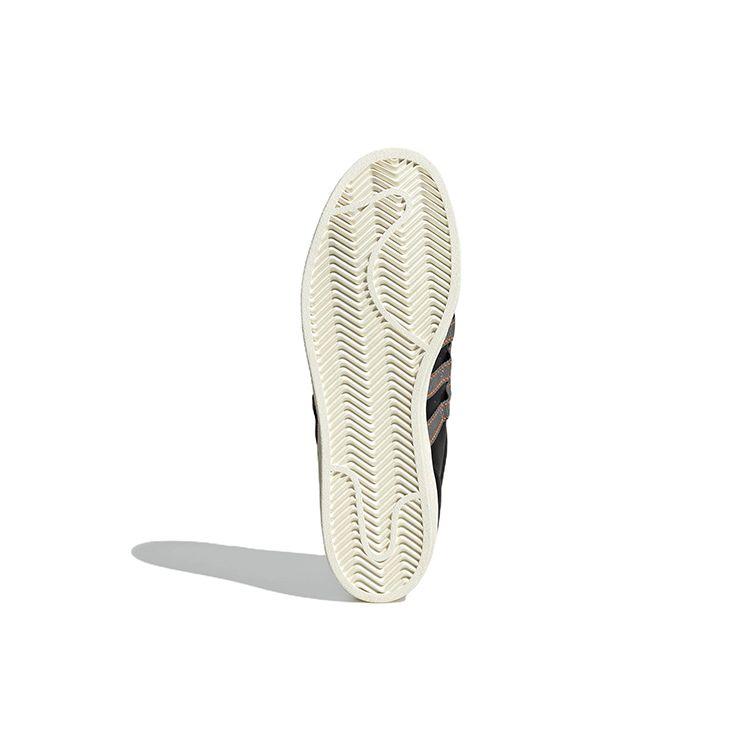 Adidas Originals Superstar Casual Durable Low-Top Skate Shoes Unisex Sneakers Black HQ6451