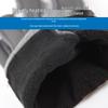 Men's Plus Velvet Windproof Cycling Gloves - Skin-Friendly, Touchscreen Compatible, Warm, Non-Slip for Autumn and Winter Outdoor Riding.