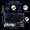 Zeetain Akecon Leverless Controller Leverless Akecon T15 For Fighting Games Thin and Top Plate Silent Button LED Hot Delay Connection Compatible with