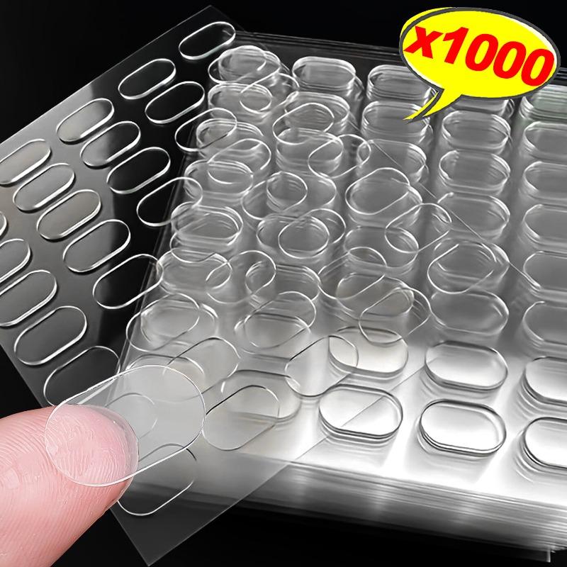 1000/100x Double Sided Self Adhesive Dots Poster Hanging Dots Photo Mounting Pads Blind Box Landscape Doll Foot Fixed Sticker