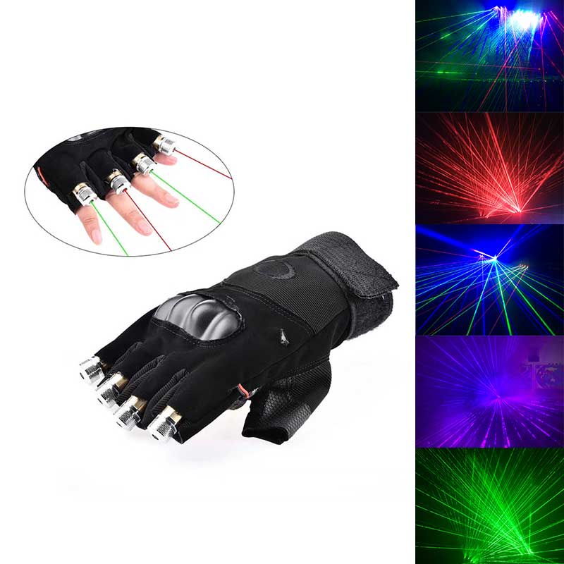Gants LED Clignotants Squelette - Pour Halloween, Noël, Fêtes, Concerts | Plusieurs Modes Flash, Pile Incluse