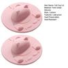 Cat Cup Lid Silicone Cover Heat-Resistant Non-Slip Hot Beverage Lid with Tea Bag Slot Cat Head Shape Microwave Dishwasher Safe Cup Lid