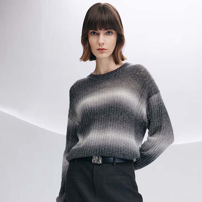 

JESSIE Женский дизайнерский вязаный свитер с круглым вырезом S