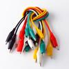 10pcs Professional Colorful Alligator Clip Test Power Cable Strong Elasticity Strong Electrical Conductivity Jumper Wire Test Leads