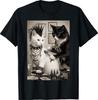 Funny Punk Tattoo Cats Rockabilly Art Meme Humor T-Shirt
