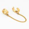 Stainless Steel Clip-on Fake Earrings Non-piercing Earcuff Ear Clip Earrings Without Piercing Punk Personality Jewelry