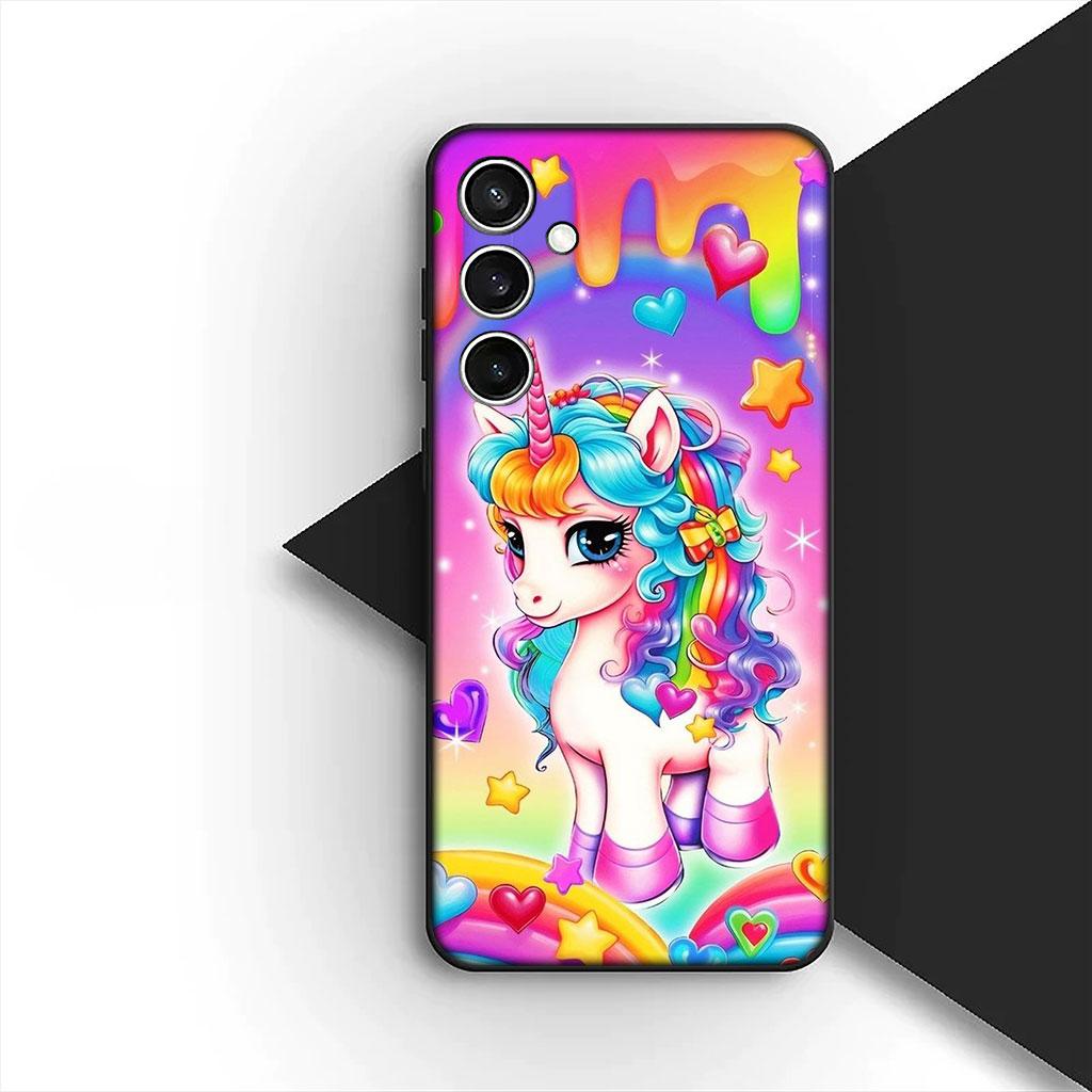 Comics Unicorn Horse Rainbow Phone Cover for Motorola Moto G55 G45 G75 G85 G13 Edge 50 30 Fusion 40 NEO Ultra Pro Soft Case