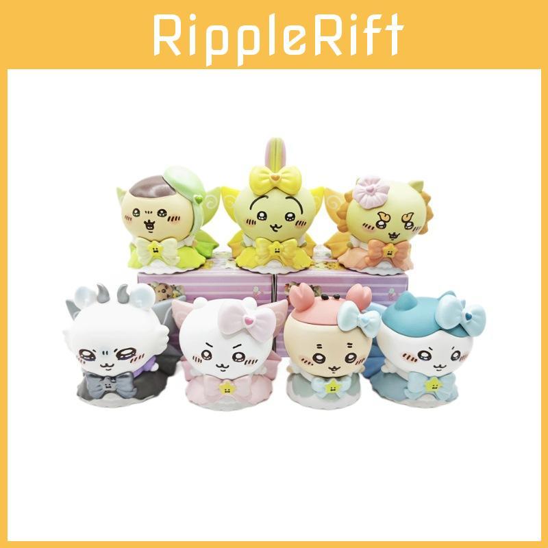 Kiiroi Kawa Ussachi Hachi Anime Collectible Figures 7in1 Abs Preassembled Desk Display Toys