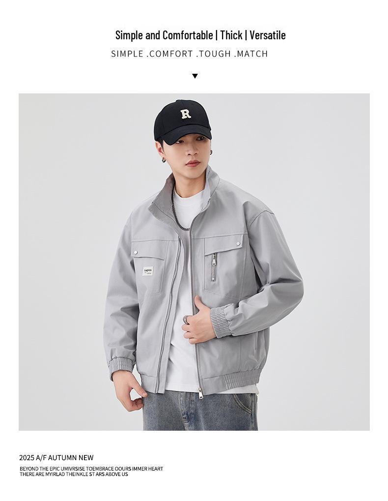 Men's 2025 American-Style Workwear Jacket: Autumn/Winter Windproof, Waterproof, Breathable, Warm Top