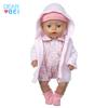 Winter Plush Sweater Thick Jacket Girl Doll Clothes 43cm Shaff Doll Set