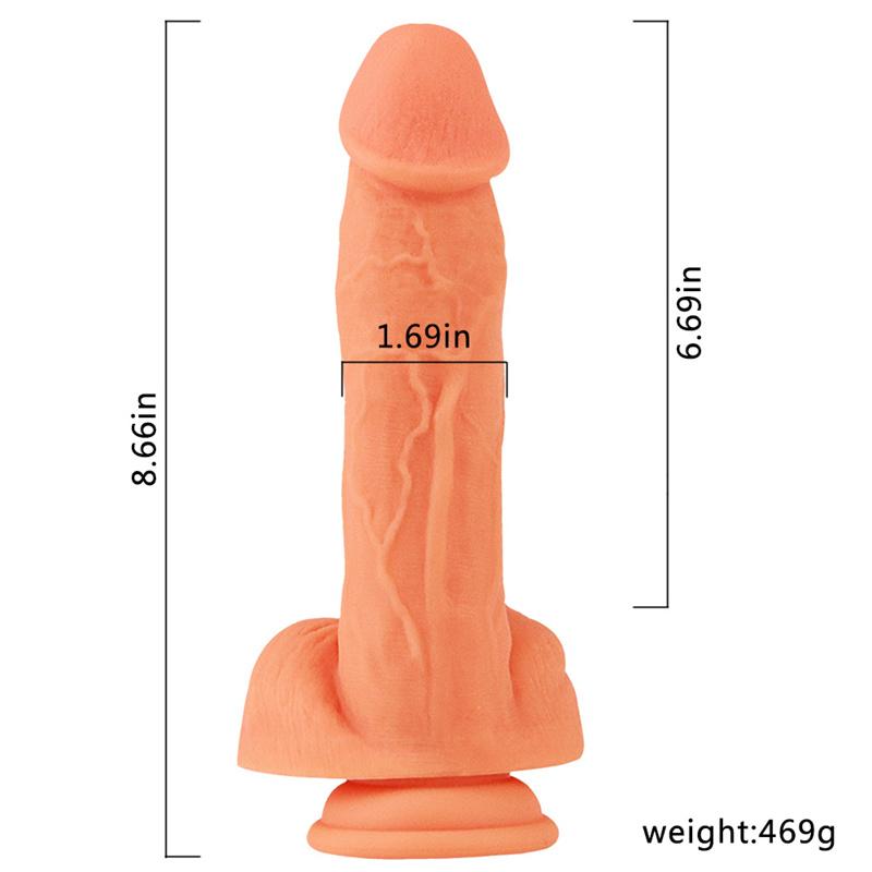 Liquid Silicone Double Layer Simulation Penis Female Dildo Toy Fun Female Adult Products