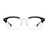 Oart Adams TWOTONE Clear Horn-rimmed Glasses