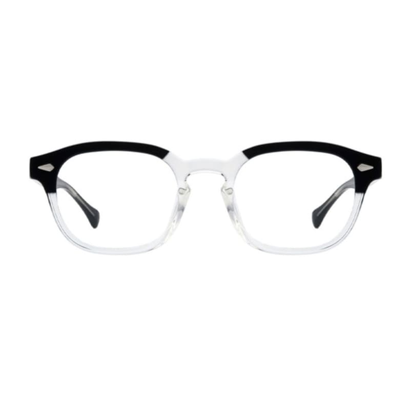 Oart Adams TWOTONE Clear Horn-rimmed Glasses