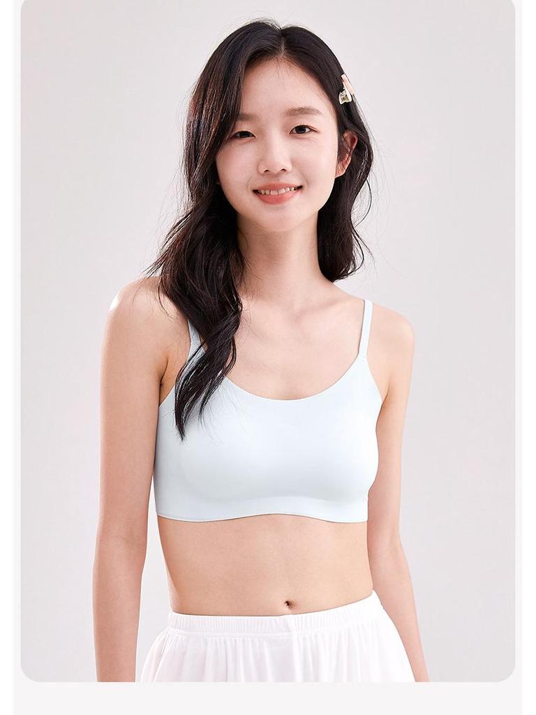 Seamless Ice Silk Adjustable Bra for Teens