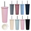 830ml Large Capacity Vacuum Insulated Stainless Steel Travel Mug With Straw Lid - Modern Minimalist Design Office Outdoor