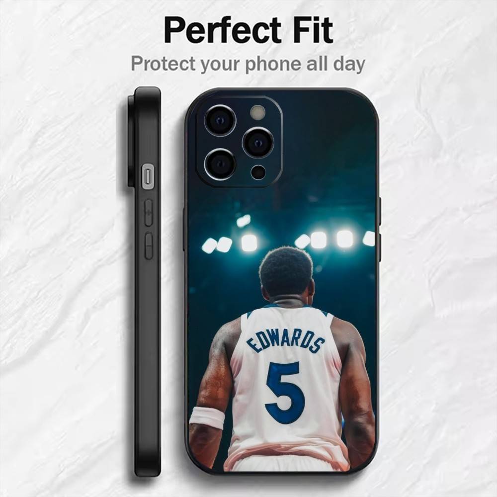 

Чехол для телефона Ant-Man A-Anthony E-Edwards для iPhone 17, 16, 15, 14, 13, 12 Plus, Max, Мягкий силиконовый, Черный iPhoneXSMAX