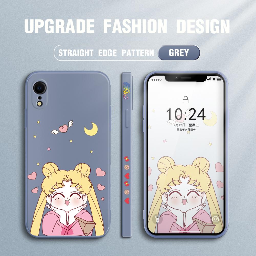 Cartoon Lovely Girl Phone Case for Redmi Xiaomi POCO Note 10 Pro 9 9A 9T 10C 8 7 11 Lite 5G X3 M3 Square Edge Soft Full Camera Protect Cover Case