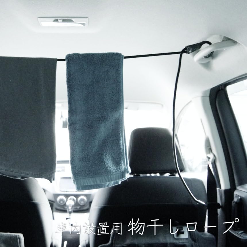 GoodsLand [Adjustable Length] Car Clothesline, Clothesline, Car Interior, Sleeping in