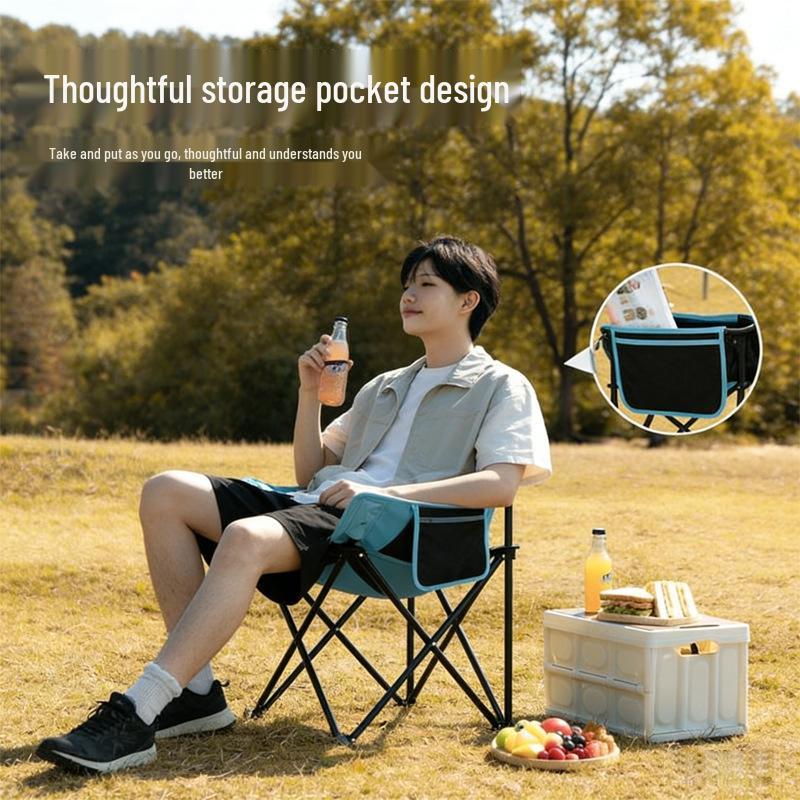 Moon Chair: Outdoor Folding Camping and Fishing Stool, Picnic Recliner and Art Sketching Chair