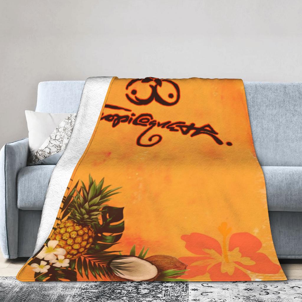 Karol G Tropicoqueta Blankets Quality Warm Soft Throw Blanket Winter Girls Boys Bedroom Pattern Bedspread