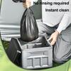 Folding Collapsible Toilet for Adults & Kids Camp Toilet with Lid & Reusable for Camping Travel Outdoor Car RV & Emergency Use