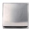 Exterior Wall Vent Cover with Flats 100mm Square SUS304 Stainless Steel Dryer Exhaust Vent Cover for