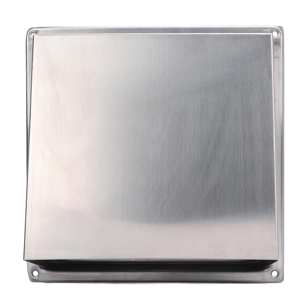 Exterior Wall Vent Cover with Flats 100mm Square SUS304 Stainless Steel Dryer Exhaust Vent Cover for