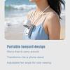 Neck Fan Rechargeable 5-Speed Foldable Rechargeable Neck Wind Blower Small Fan For Desk Travel Summer Camping Outdoor Beach
