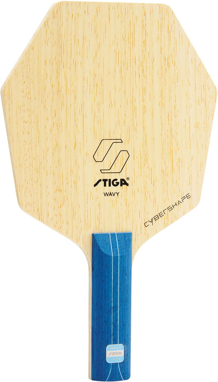 

STIGA Table Tennis Shakehand Speed and Cyber Wavey 1602240237 Racket, Control, Shape, STR, Beige, бежевый