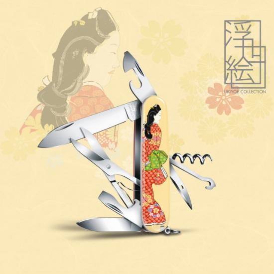 VICTORINOX Ukiyo-e Climber “Mikaeri Bijin” White Multi-Tool