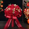 Groom Lifting Bride Artificial Rose Bouquet - Chinese Style Wedding Props