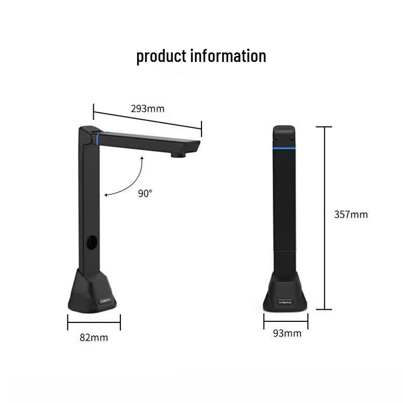 Vishan VEE18922 A3 High-Speed Document Scanner CN Plug (adapter Included)