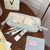 Canvas Cloud Ribbon Butterfly Pencil Case With Large Capacity For Students And School Supplies