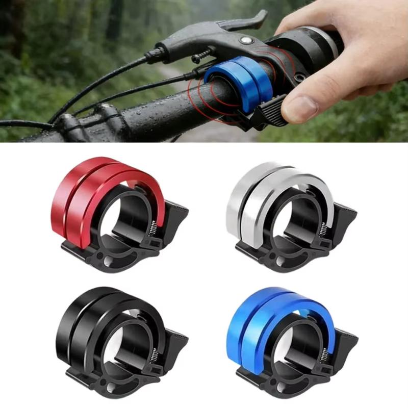 Lightweight Hidden Bicycle Bell Aluminum Alloy Loud Crisp Sound No Extra Burden for Casual Road Cycling Rides