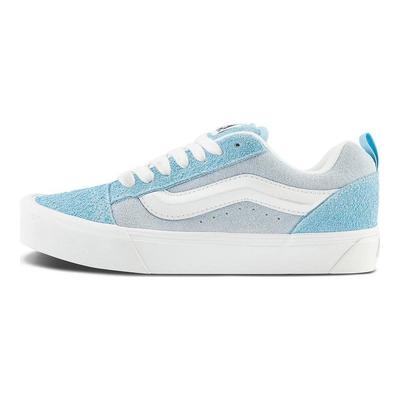 Knu Skool Comode Versatili Scarpe da Skate Basse Unisex Sneaker Blu Bianco VN0009QCSKY