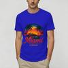 Vintage Miami Vices Unisex T-Shirt Coole T-Shirts Kurzarm Rundhals T-Shirts Reine Baumwolle Geschenkidee Kleidung
