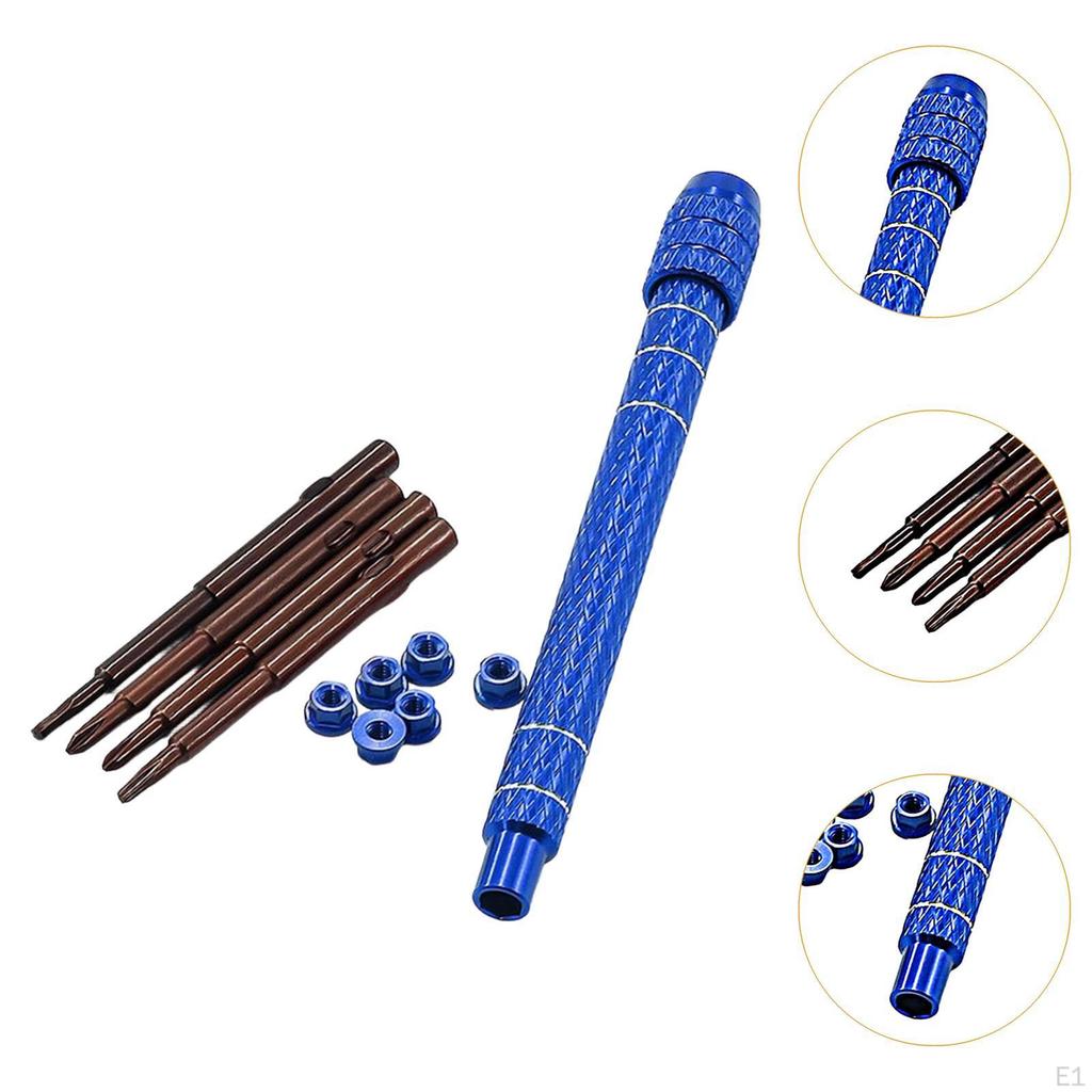 RC Car Screwdriver Tool Accessories Attachment Aluminum Alloy Kit for 1/30