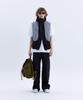 Kimyung Nylon Hooded Vest Metal Grey