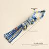 Tibetan Hand-Woven Gradient Cotton Tassel Ring for Hanging Bags and Vehicles