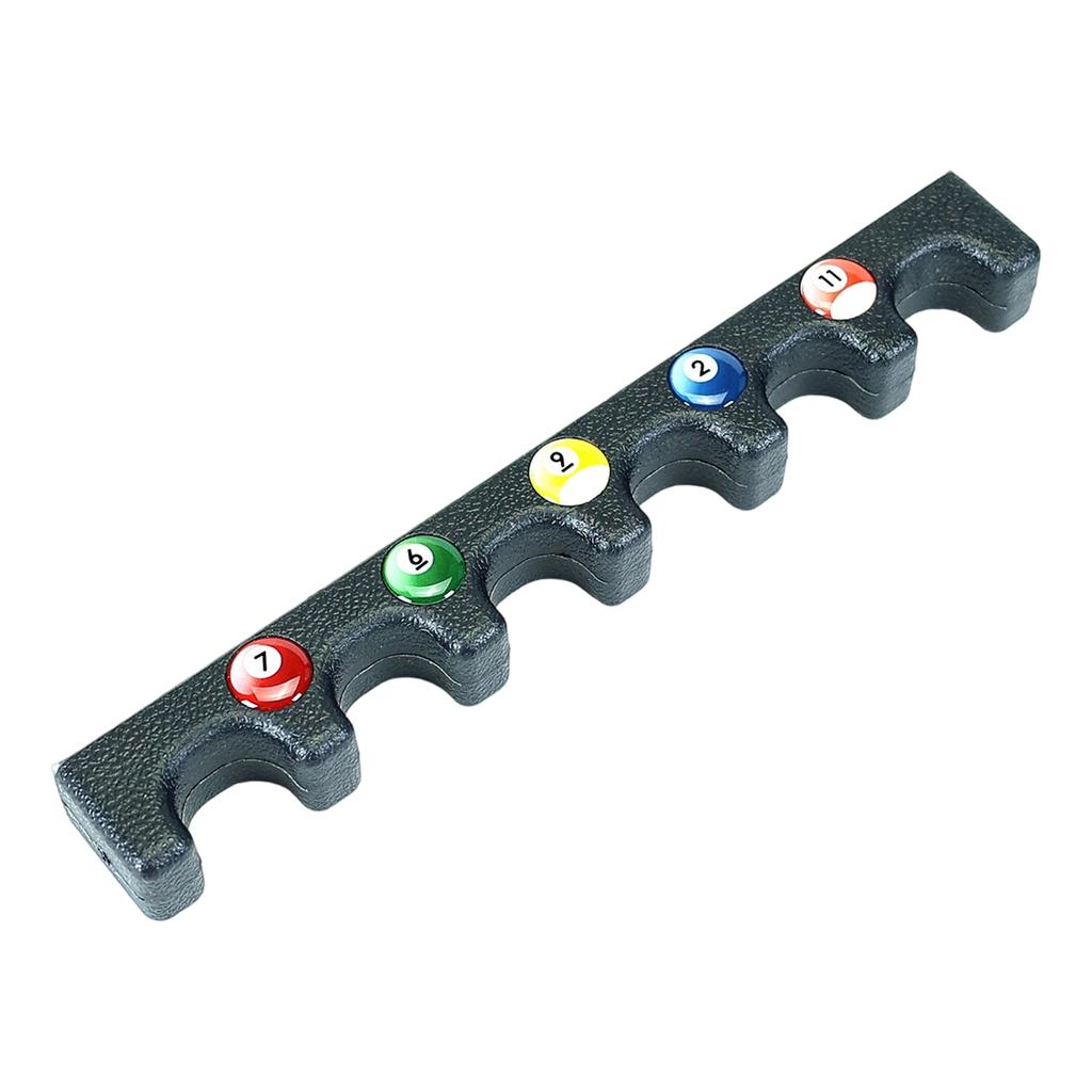 Pool Cue Holder for Table Practical Durable Weighted Cue Rest Snooker Cue Rack for Community Center Billiards Club Game Room