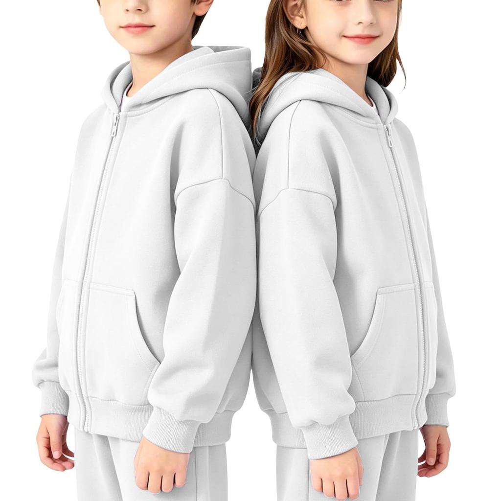 Boys and Girls Long Sleeve Color Sweatshirt Casual Comfort Pullover for Everyday Wear