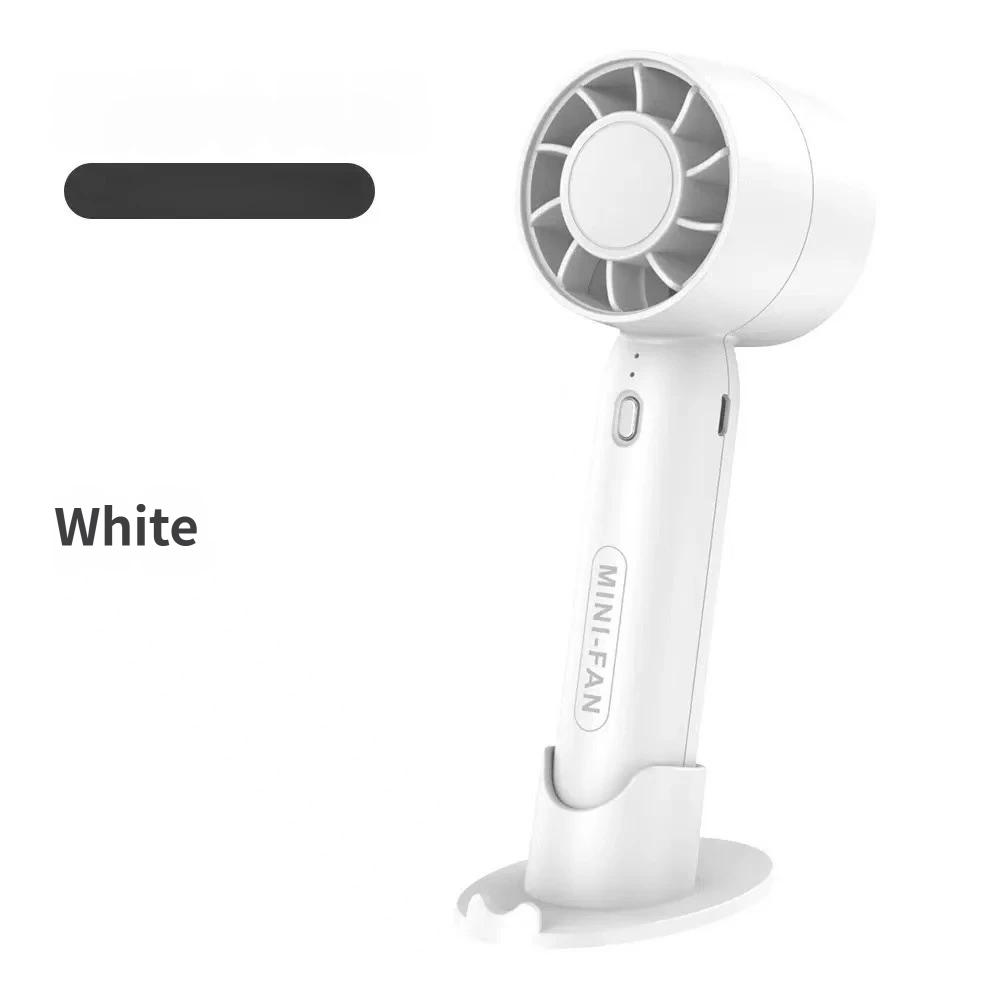 Xiaomi Summer Mini Handheld Fan USB Rechargeable Portable High-speed Motor Small Desktop Stand Turbo Fan for Travel Outdoor Activeity